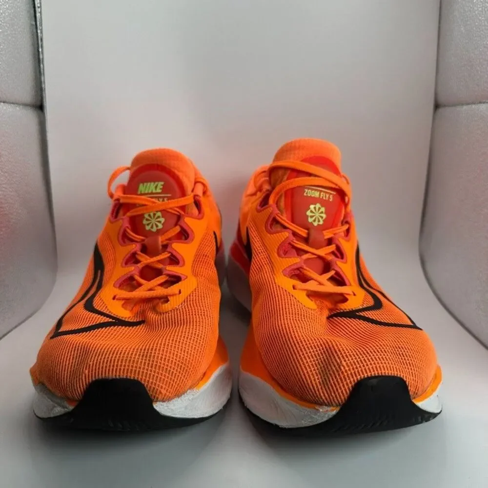 Nike Zoom Fly 5 Total Orange Shoes Mens Size 12.5 Running Cushioned